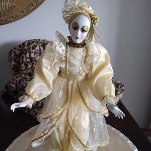 BEAUTIFUL PORCELAIN 17" DOLL